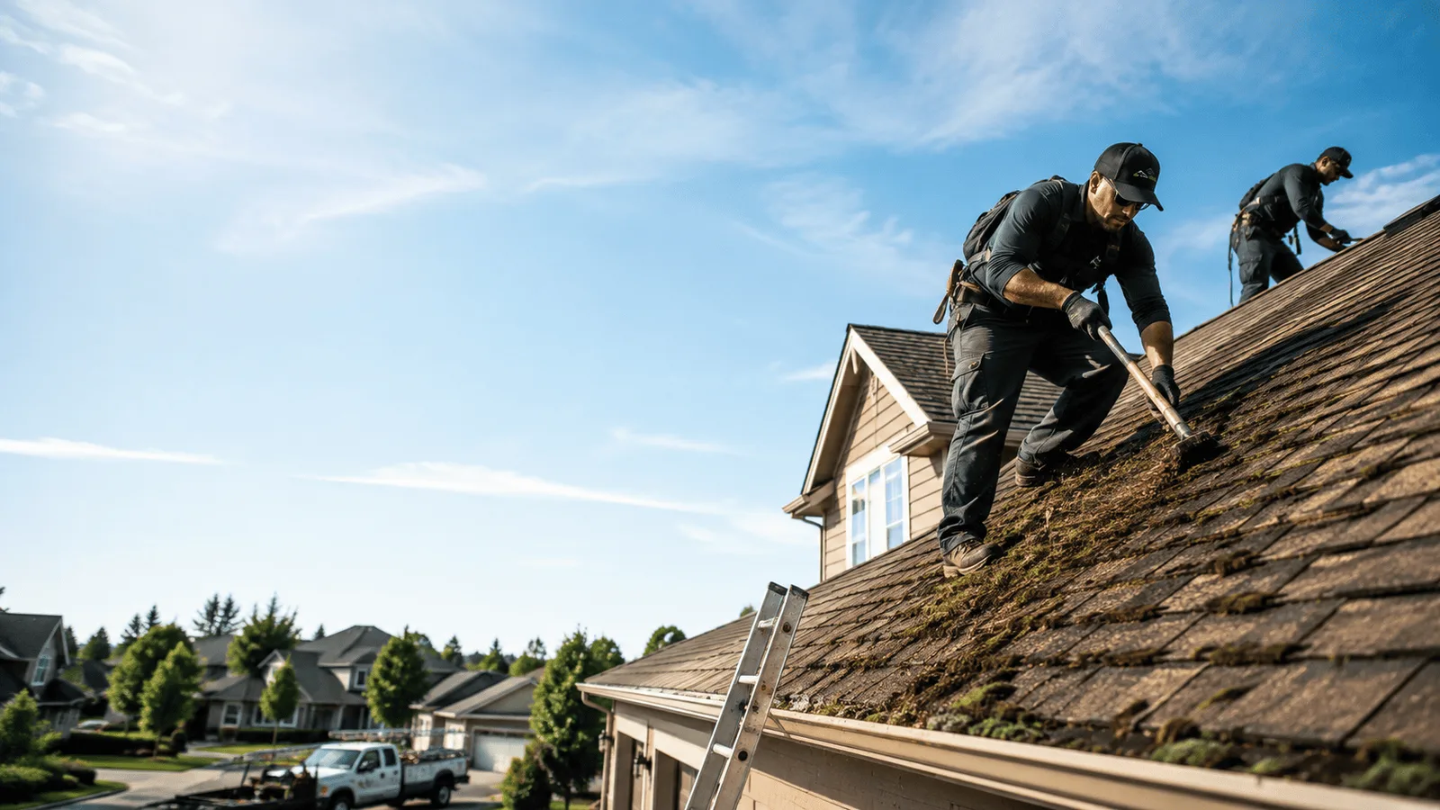 Roof Moss Removal in Thorofare, NJ near me